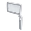 Rectangular Magnifying Glass 4X 3 LED Modes Touch Control Ergonomic