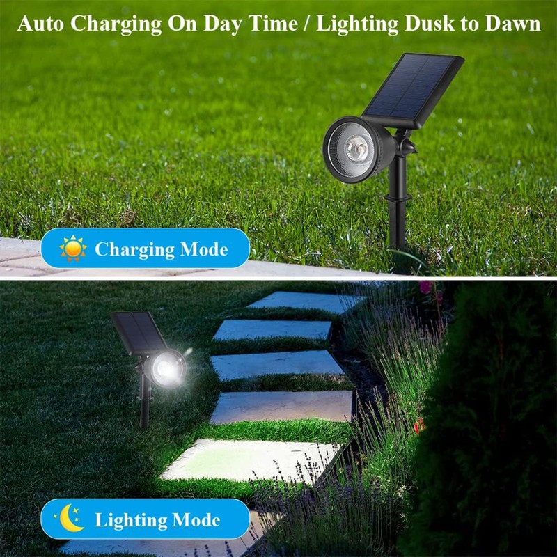 Solar Outdoor Spot Light Easy Installation IP67 Waterproof Solar Powered