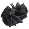 Vacuum Impeller Fan Vac Impeller Fan Black ABS Leaf Blower