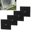 Mxclimate Rubber Anti Vibration Pads,Rubber-EVA Vibration Dampeners 4" x 4"