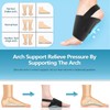 Healrecux Arch Support Braces for Plantar Fasciitis Relief, Adjustable Compression