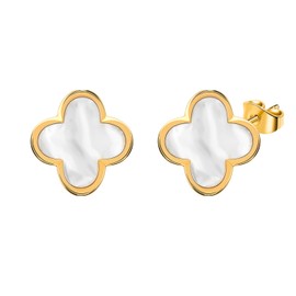 LaBling Clover Earrings for Women | Four Leaf Stud Earrings for Women | Lovely Gift