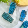 TEAMWILL 1.9" Natural Labradorite Coffin Quartz Crystal Skull Coffin Figurines