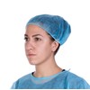 Disposable Bouffant Caps Scrub Surgical Caps 100 Pack 21" Blue