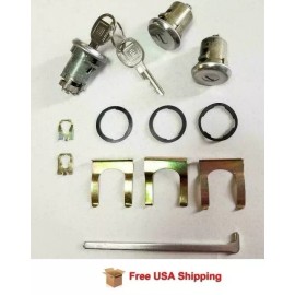 Hydro-E-Lectric Fits 1967-1968 Pontiac Firebird Door & Trunk Lock set with GM Keys FREE SHIP