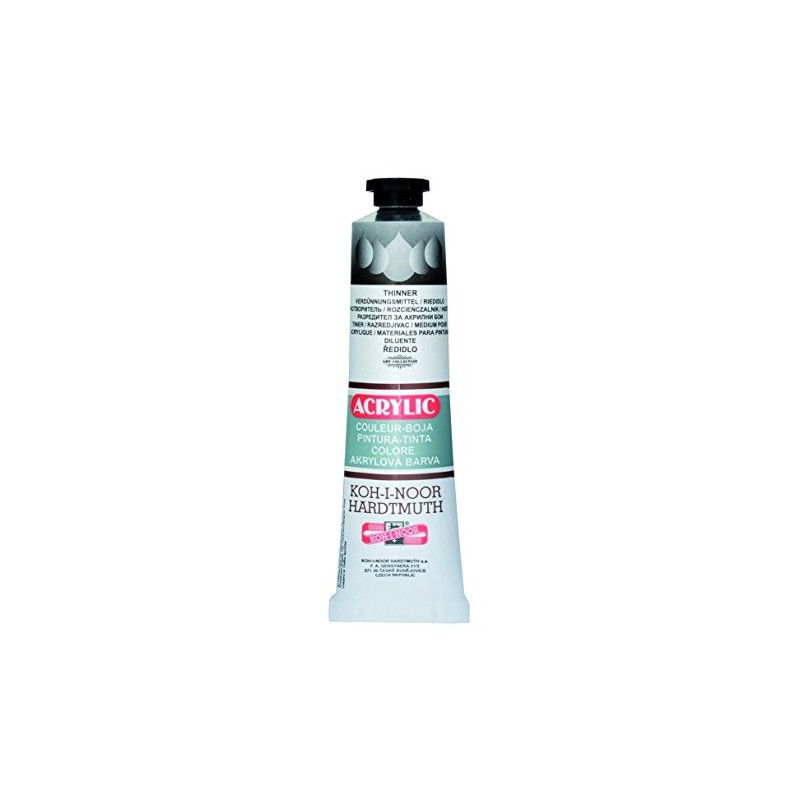 KOH-I-NOOR Thinner for Acrylic Colours 40ml, None, 2.4 x 2.4