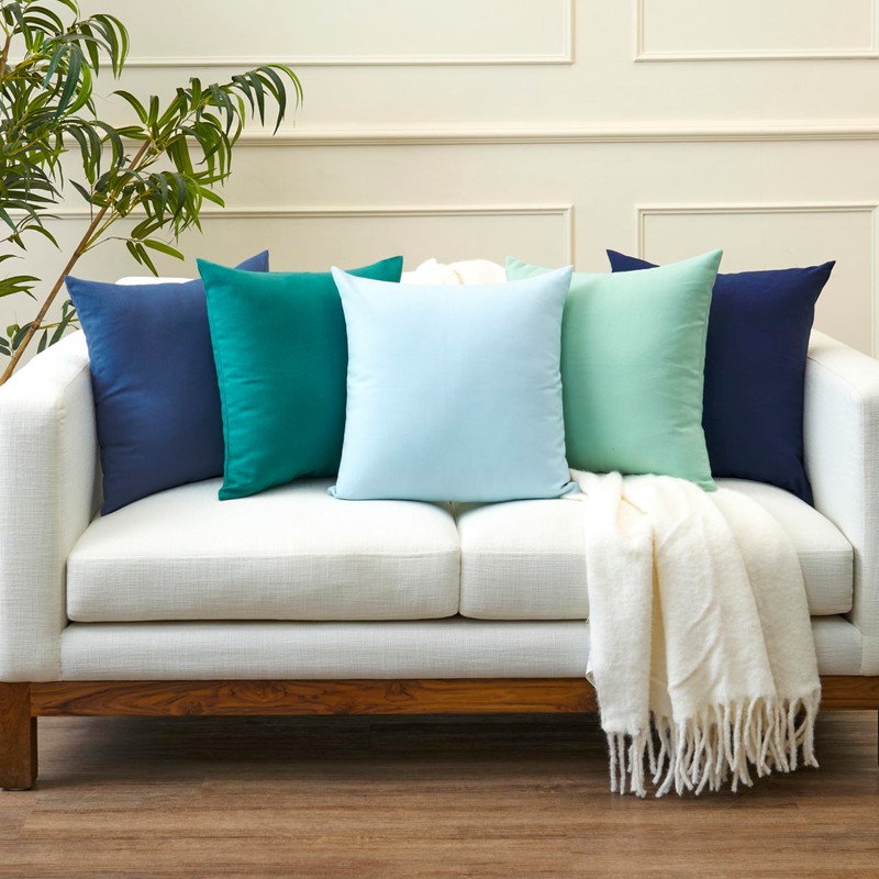 Encasa Homes Cushion Covers, 2 Pieces, 3 Sizes