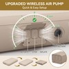 Deeroutin Air Mattress with Built-in air Pump; Single Blow up