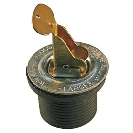 Snap-Tite Expandable Neoprene Rubber Plug with Brass Cams and Steel Hardware, 1/2" x 11/16"
