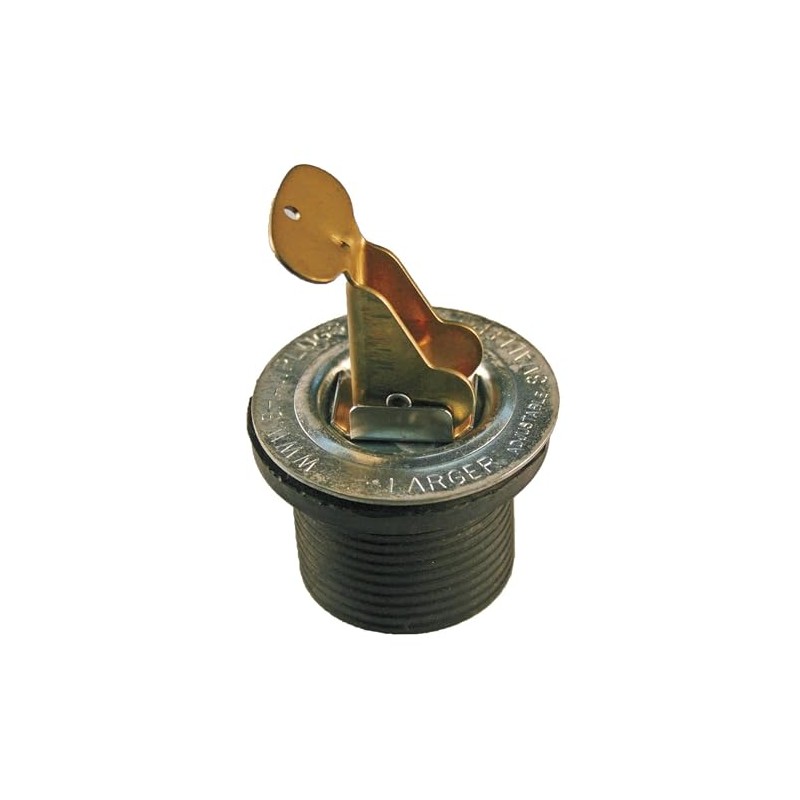 Snap-Tite Expandable Neoprene Rubber Plug with Brass Cams and Steel