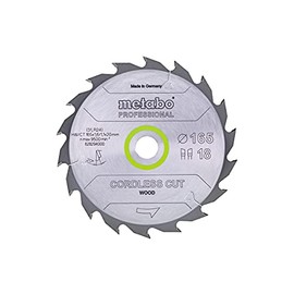 Metabo Cordless Cut Wood Professional Saw Blade 165 x 1.6 / 1.1 x 20 Z18 WZ 20° - 628294000