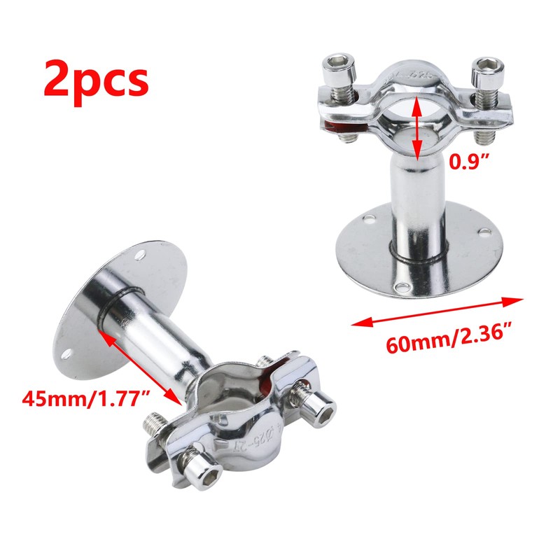 Antrader Wall Mount Ceiling Mount Shower Curtain Closet Rod Rail