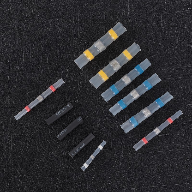 500pcs Heat Shrink Tube Butt Connectors Set Solder Seal Electrical