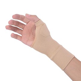 Zjchao 1 Par CompresióN Con Almohadilla de Silicona para Artritis, Dolor de Articulaciones, Tendinitis, Esguinces, Inestabilidad de la Mano Y Deportes