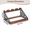 TRSPCWR 4-Bottle Rustic Countertop Wine Rack