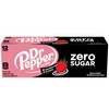 Dr Pepper Zero Strawberries and Cream Soda, 12 fl oz