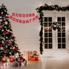 Lizzy Red Foiled Merry Christmas Bunting 2m | Home Garden