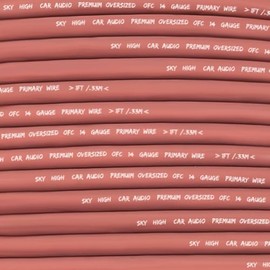 Sky High Car Audio OFC 14 Gauge Primary Wire 100ft (Brown)