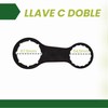 GROWMANIA Double Sided Canister Wrench DIN 51 and DIN 61