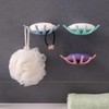 Soap Dish Holder Tray for Bathroom & Kitchen Sink Water Pink BL09764 100ea