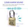 Alarm Padlock - Anti-Theft Heavy Duty Security Alarm Lock -