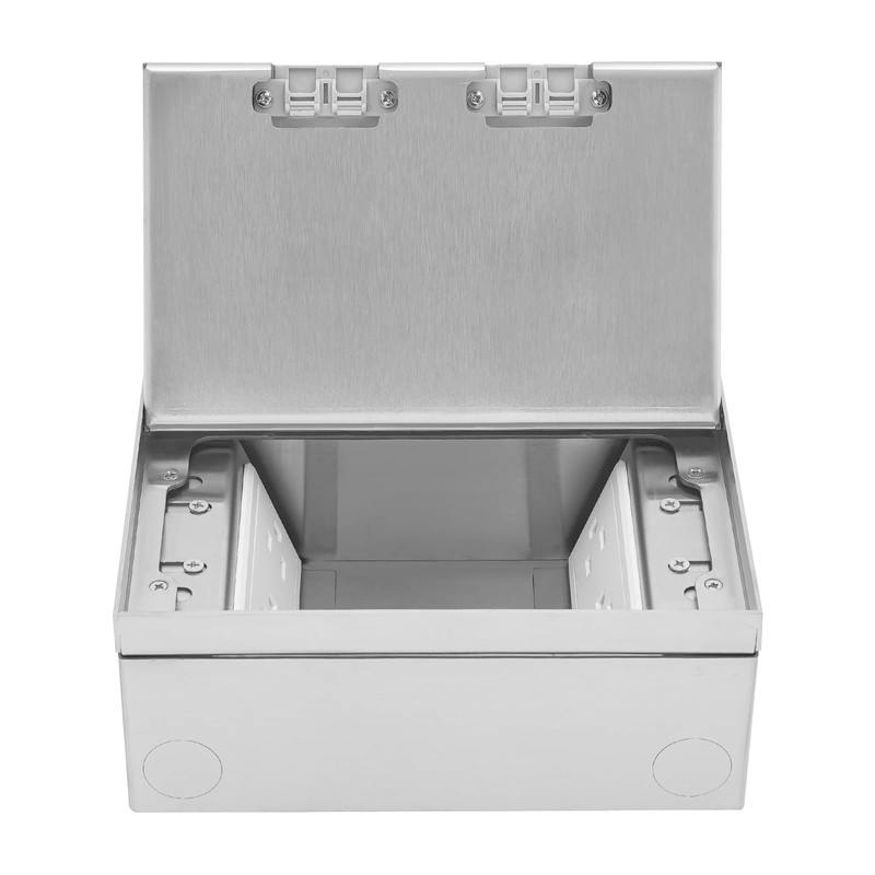 Recessed Flat Hidden Floor Electrical Outlet Kit, Electrical Outlet Cover