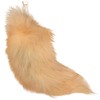 17.7 Inch Fox Tail Keychain, Therian Tail Fox Animal Tail