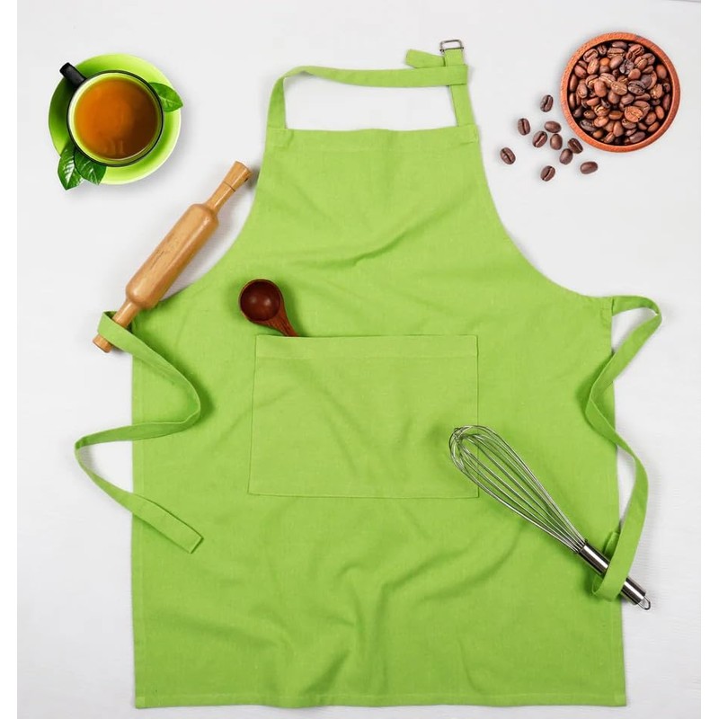 Quality Home Textiles 100% Cotton Kitchen Apron With An Adjustable