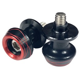 [D's Strano] Universal Swing Arm Spool Stand Hook Set of 2 Left & Right Bike Motorcycle Custom Dress Up Cloth (Red)