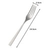 Tsubame Shinko Industries SUNAO Dinner Fork, 7.6 inches (194 mm),