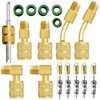 R410A Adapter Kit, Mini Split Adapter 5/16 to 1/4 Coupler