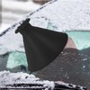 HIXNUG 2Pcs Cone Car Ice Scraper Round Funnel Ice Scraper