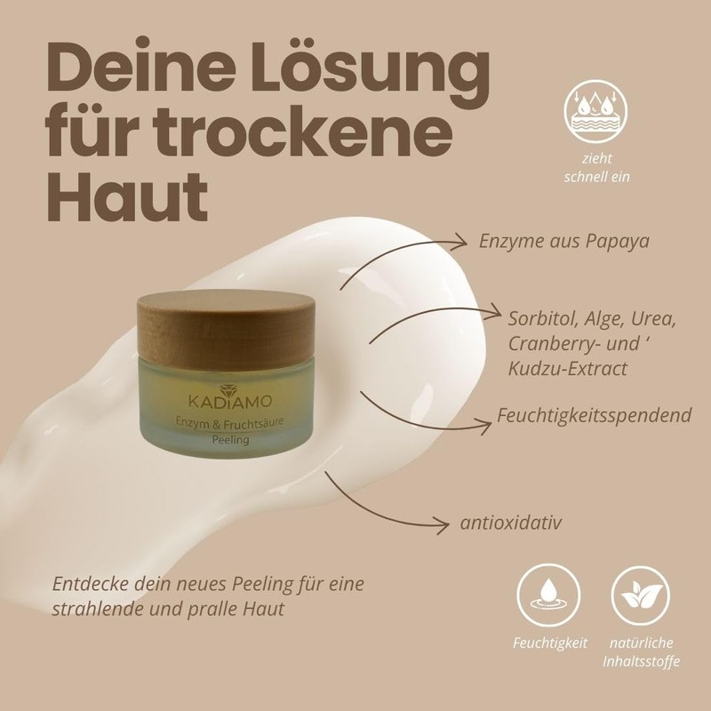 KADIAMO Enzyme & Fruit Acid Peeling 50 ml | Gel