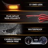 OZ-LAMPE 2 x LED Turn Signal Side Indicator for Jeep