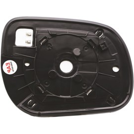 EAP Driver Side Mirror Glass Compatible with Toyota RAV4 2006-2012 (Japan Built, VIN no. Starts with JTM), Heated 8796142820 8796142810