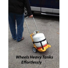 Umbro Propane Easy Cart for Heaters n BBQ Grills Refill Adapter (LP tank not included)
