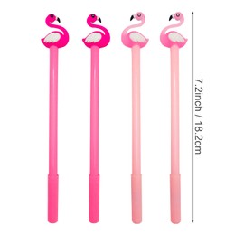 Finpletai 40 Pcs Cute Flamingo Gel Ink Pens - 0.5 mm Black Ink, Fun Kawaii Animal Pens for Kids, School, Office, Home Supplies & Party Favors