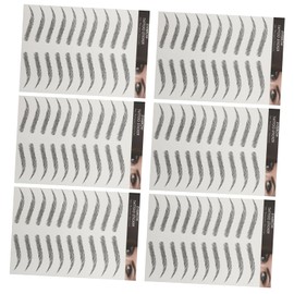 VICASKY 6sheets Eyebrow Stickers Temporary Brow Brow Stickers for Women Makeup