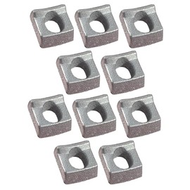 A.A 10 Pack Wheel Rim Clamp Wedge for Mobile Home, Lowboy Construction Trailer (10)