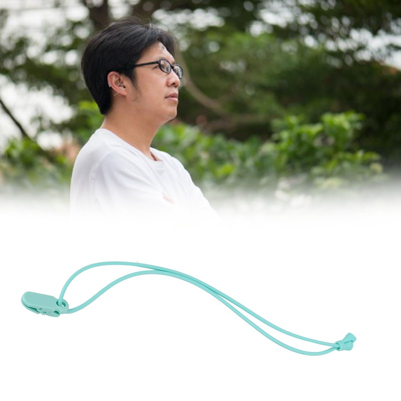 Silicone Hearing Amplifier Clip Hearing Amplifier Anti Lost Lanyard Rope