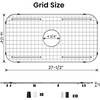 Sink Protectors for Kitchen Sink Bottom, 304 Stainless Steel 27