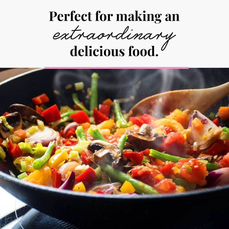 6 Piece Wooden Cooking Spoon Set Beech Large Small (6