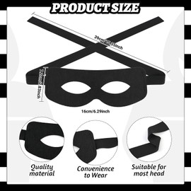 Kavoc 5Pcs Thief Granny Costume Set Include Grey Wig Hairnet Bag Eyemask Necklace and Inflatable Cane for kids World Book Day Dress Up (Style2)