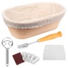10 inch Bread Proofing Basket Set 100% Natural Bread Banneton