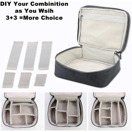 BUBM 12'' Large Double Layer Waterproof Handbag Travel Office Gear Organizer