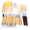 45Pcs Pottery Engraving Tools DIY Clay Sculpture Set Art Carving