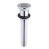 Grid Drain Strainer Assembly Without Overflow for Bathroom Sink, C.O.