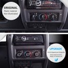 Xomzema 3PCS Upgraded AC Knobs for Jeep Wrangler 1999-2006 Accessories,Air
