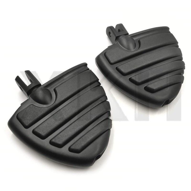 XKMT-Black Wing Mini Floorboards w/Adapters Compatible With Harley 2018-later FXBB
