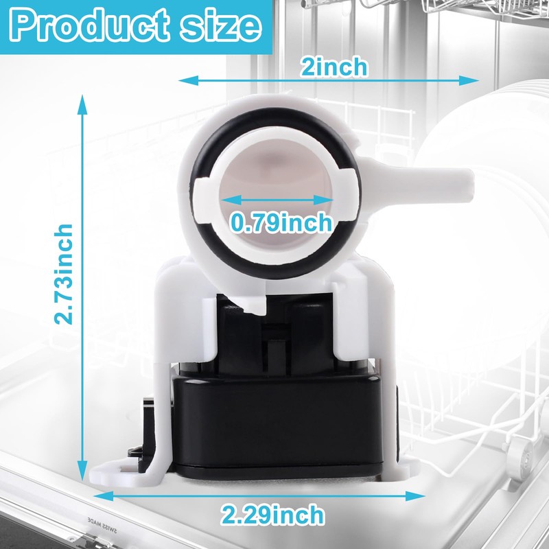 WD21X25468 Dishwasher Pressure Sensor Replacement, Compatible with GE Washer, Replaceable